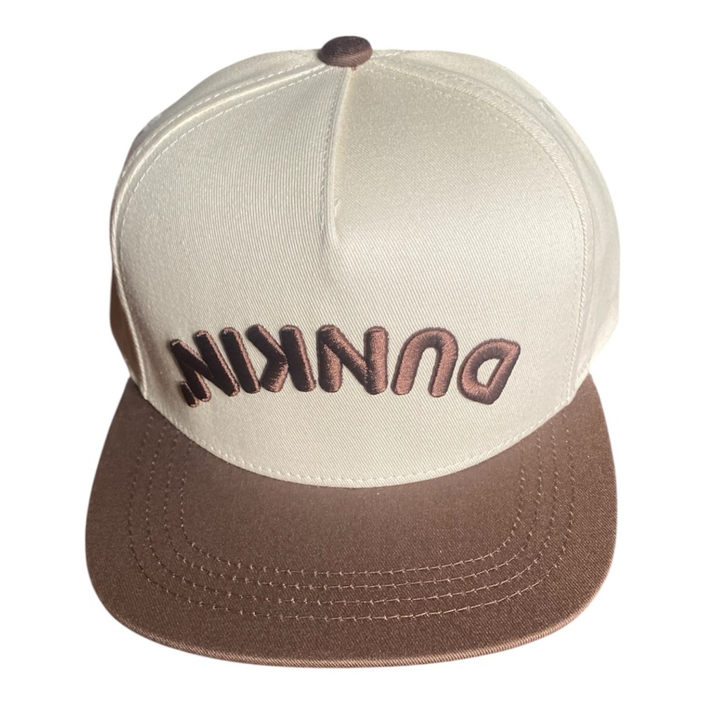 Dunkin Donuts Upside Down Logo SnapBack Trucker hat VERY RARE!